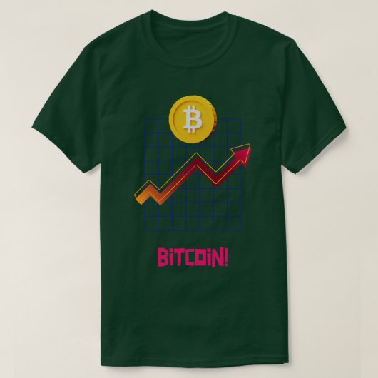 ビットコイン Tシャツ (デザイン正面)