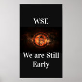 ビットコイン、WSE式の暗号ポスター ポスター (正面)