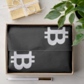 ビットコインBカッコいいティッシュペーパー 薄葉紙 (ギフト)