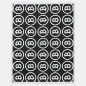 ビットコインBドルサイン暗号フリースブランケット フリースブランケット (正面)