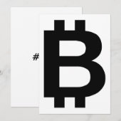 ビットコインB ボールド インビテーション (正面/裏面)