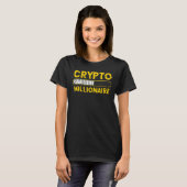 ビットコインEthereumを読み込む暗号億万長者 Tシャツ (正面フル)