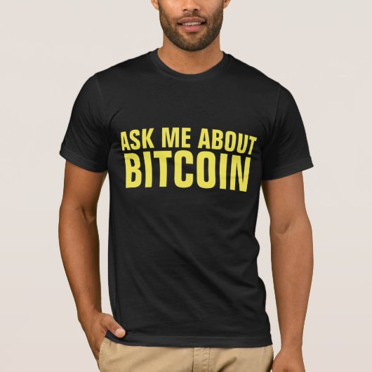 ビットコインTシャツ Tシャツ (正面)