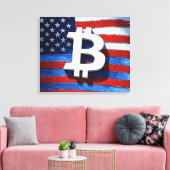 ビットコインUSA キャンバスプリント (インサイチュ (リビング))