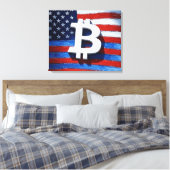 ビットコインUSA キャンバスプリント (インサイチュ (寝室))