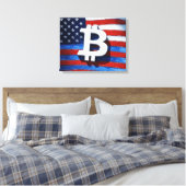 ビットコインUSA キャンバスプリント (インサイチュ (寝室))