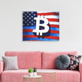 ビットコインUSA キャンバスプリント (インサイチュ (リビング))