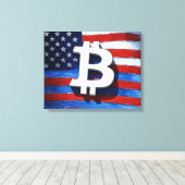 ビットコインUSA キャンバスプリント (インサイチュ (ウッドフロア))