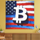 ビットコインUSA キャンバスプリント (インサイチュ (リビング))