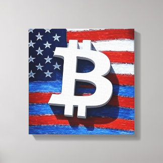 ビットコインUSA キャンバスプリント
