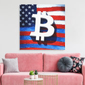 ビットコインUSA キャンバスプリント (インサイチュ (リビング))