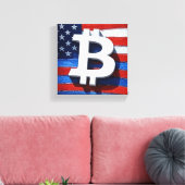 ビットコインUSA キャンバスプリント (インサイチュ (リビング))