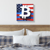 ビットコインUSA キャンバスプリント (インサイチュ (寝室))