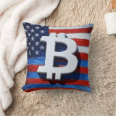 ビットコインUSA クッション (ブランケット)