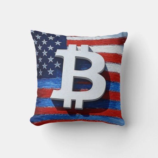 ビットコインUSA クッション (正面)