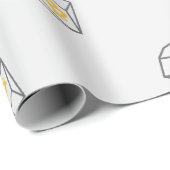 ビットコカッコいいインダイヤモンド暗号通貨コインパターン ラッピングペーパー (ロールコーナー)