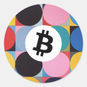 ビットコカラフルイン ラウンドシール (正面)