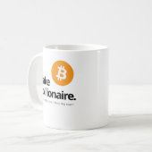 ビットコ想像ン コーヒーマグカップ (正面左)