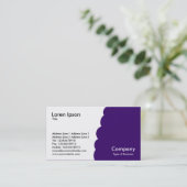 ビットテン – ダークバイオレット 名刺 (スタンド正面)