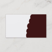 ビットテン – 濃い茶色 名刺 (裏面)
