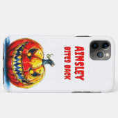 ビットバックパンプキンファニーハロウィーンデザイン Case-Mate iPhoneケース (裏面(横))