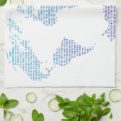 ビットマップ キッチンタオル (折り畳み)