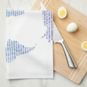 ビットマップ キッチンタオル (四つ折り)