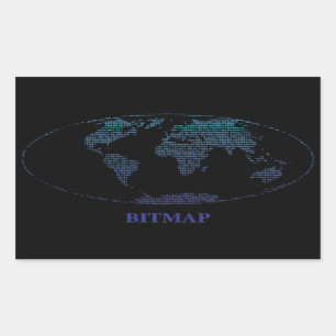 ビットマップ 長方形シール