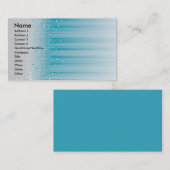 ビット名刺(ターコイズ) 名刺 (正面/裏面)