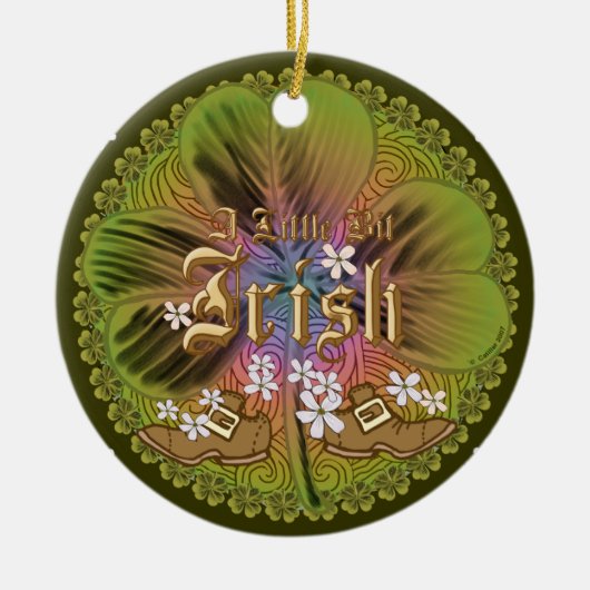 ビットOアイルランドオーナメント セラミックオーナメント (正面)