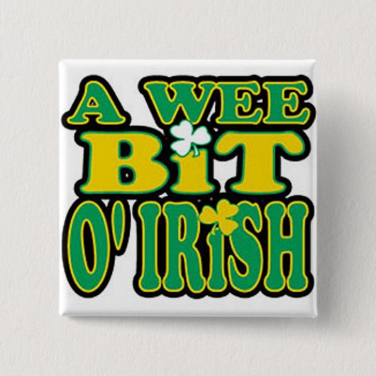 ビットO'Irishちっぽけなボタン 缶バッジ (正面)