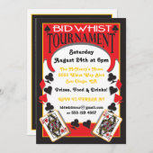 ビッドホイストトーナメントパーティの招待状 招待状 (正面/裏面)