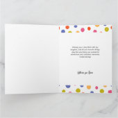 ビッパーソナライズされたクハッピーバースデーカード サンキューカード (内部)