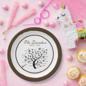 ビッパーソナライズされたク・ファミリー・ツリー（20名） ペーパープレート (パーティー)