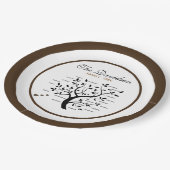 ビッパーソナライズされたク・ファミリー・ツリー（20名） ペーパープレート (アングル)