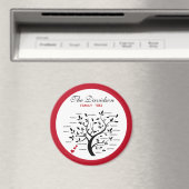 ビッパーソナライズされたク・ファミリー・ツリー（20名） マグネット (インサイチュ (食洗機))