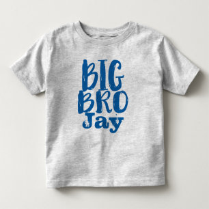 ビッパーソナライズされたクBROブルー トドラーTシャツ