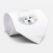 ビッホンフリーズ犬_パターン_ ネクタイ (ロール)