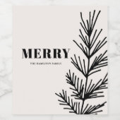 ビッメリーク葉 ワインラベル (シングルラベル)