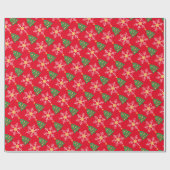 ビッメリーマス！ビットコインクリスマスホリデーレッド ラッピングペーパー (フラット)