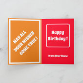 ビッユニーククモダンひまわりエレガントコレクション カード (内部)