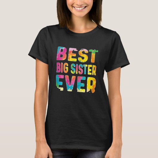 ビッ最高のグシスターエバー絞り染め Tシャツ (正面)