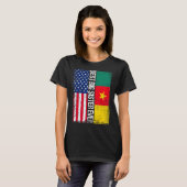 ビッ最高のグ姉の母の日カメルーンUs Fla Tシャツ (正面フル)