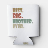 ビッ最高のグ・ブラザーエバーオールド兄弟姉妹10代の若者ギフト 缶クーラー (裏面)