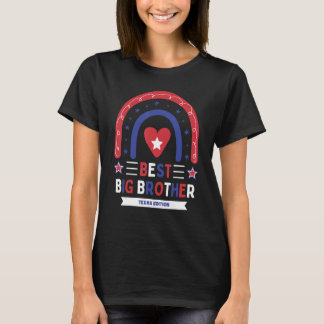 ビッ最高のグ・ブラザーテキサス州版ボーイズ兄弟姉妹 Tシャツ