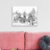 ビッ生き延びク足のメンバー キャンバスプリント (インサイチュ (リビング))