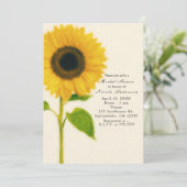 ビッ絵を描クひまわり素朴の国招待状 招待状 (スタンド正面)