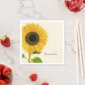 ビッ絵を描クスフラワー素朴国カスタムパーティー スタンダードカクテルナプキン (インサイチュ)