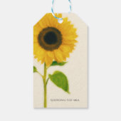 ビッ絵を描グスフラワー素朴カントリーシック ギフトタグ (裏面)