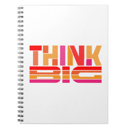 ビッ考えクやる気を起こさせる ノートブック